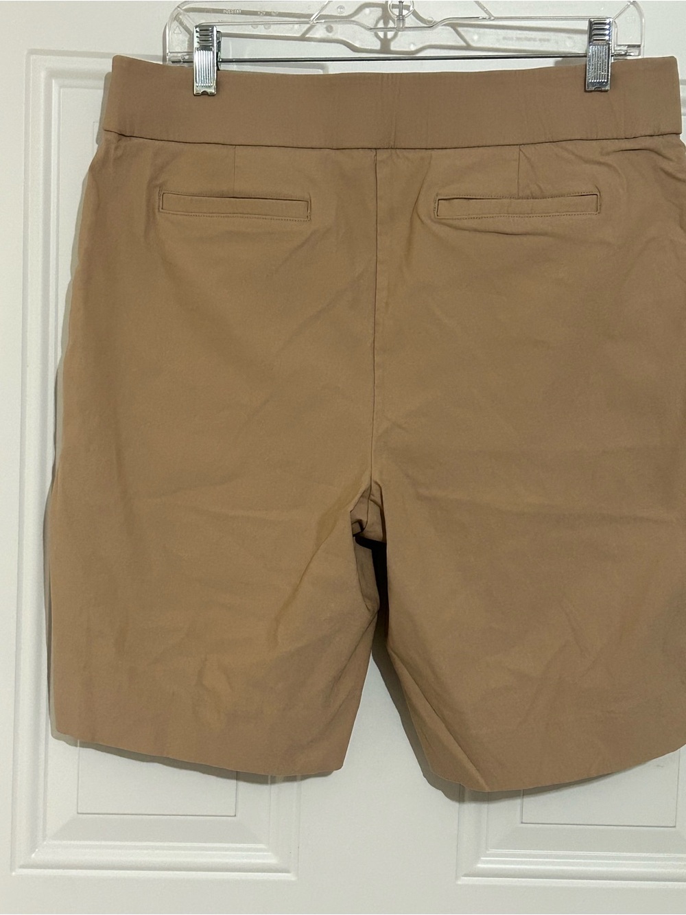 NYC Tan Pull-On Bermuda Shorts - Picture 2 of 7